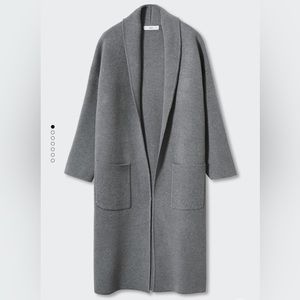 Oversized Knitted Coat with pockets